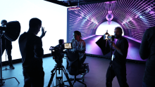 Virtual Production lab at Abertay University